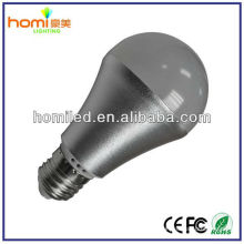 2014 nuevo aluminio E27 Bombilla LED de luz